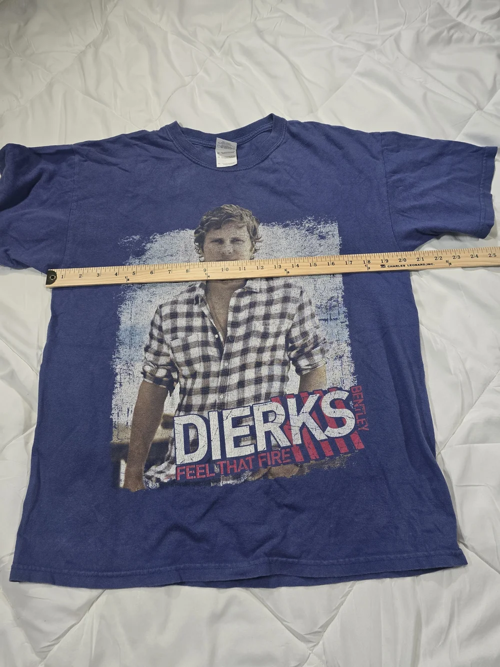 Gildan Blue Dierks Graphic Short Sleeve Tee